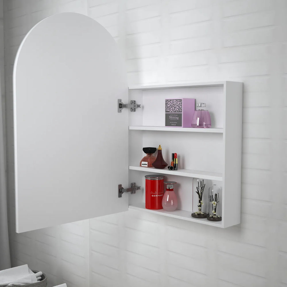 OTTI ARCHIE MATTE WHITE SHAVING CABINET 600X900MM