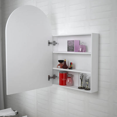 OTTI ARCHIE MATTE WHITE SHAVING CABINET 600X900MM