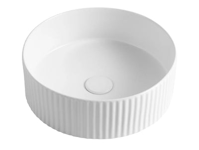 OTTI MARLO ROUND BASIN MATTE WHITE 400MM