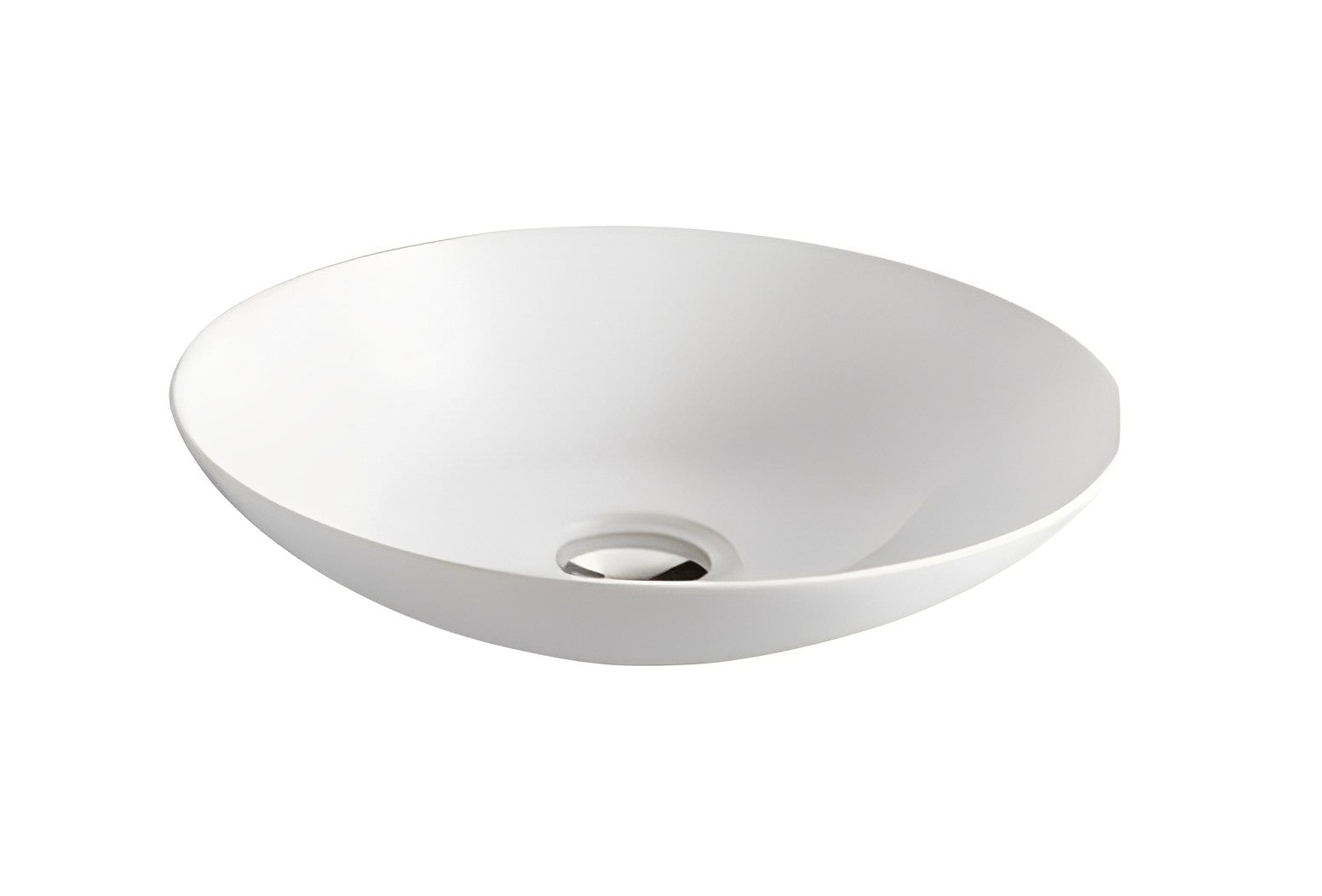 POSEIDON FINE CERAMIC BASIN ULTRA SLIM GLOSS WHITE 405MM