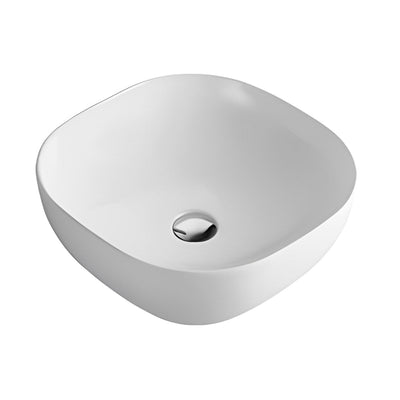 POSEIDON FINE CERAMIC BASIN ULTRA SLIM GLOSS WHITE 415MM
