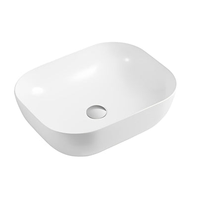 POSEIDON FINE CERAMIC BASIN ULTRA SLIM GLOSS WHITE 465MM