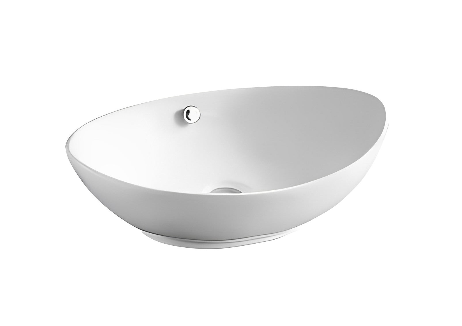 POSEIDON ABOVE COUNTER BASIN GLOSS WHITE 570MM
