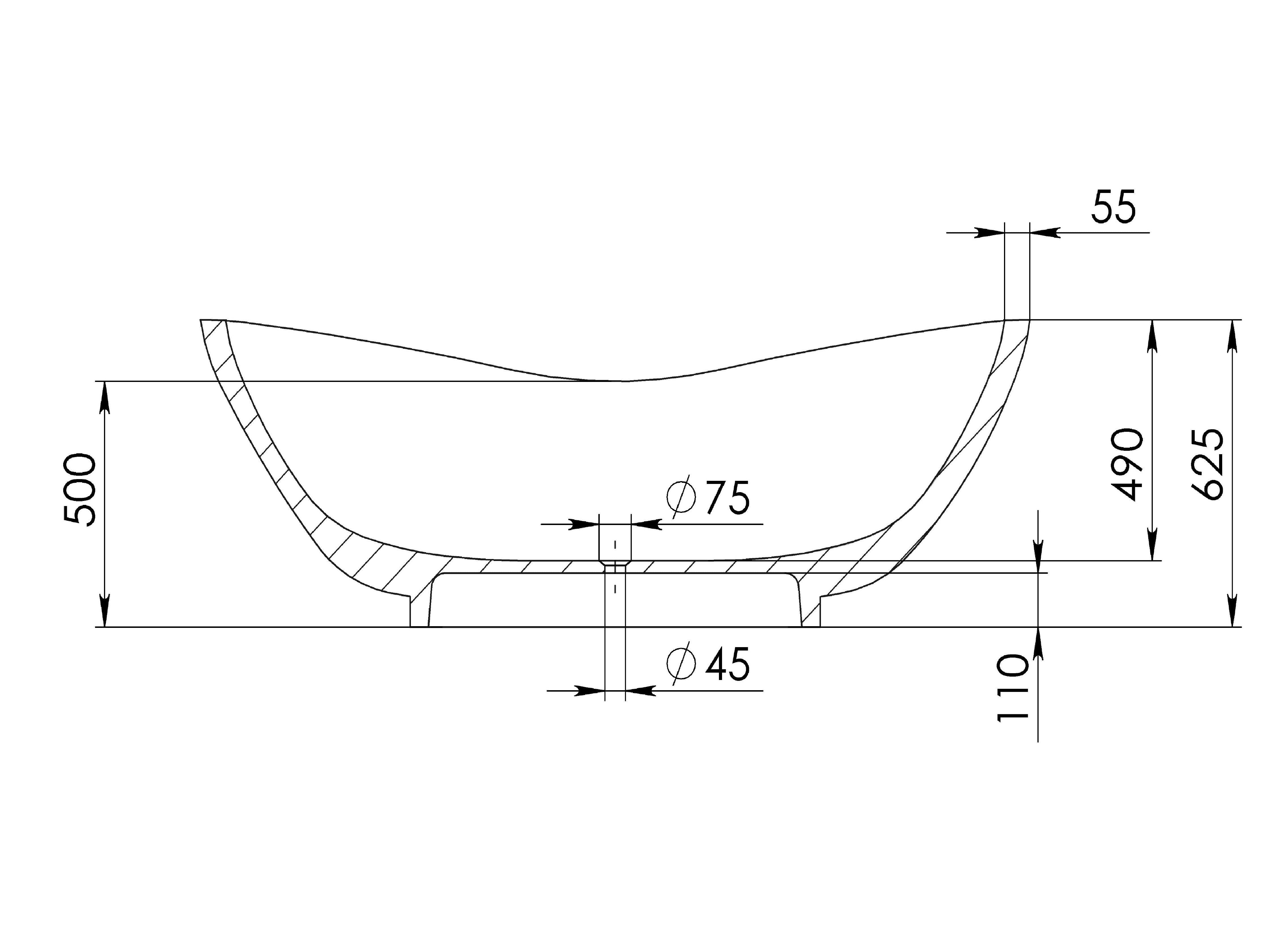 PIETRA BIANCA MANGO FREESTANDING STONE BATHTUB WITH CUSTOM COLOURS 1820MM