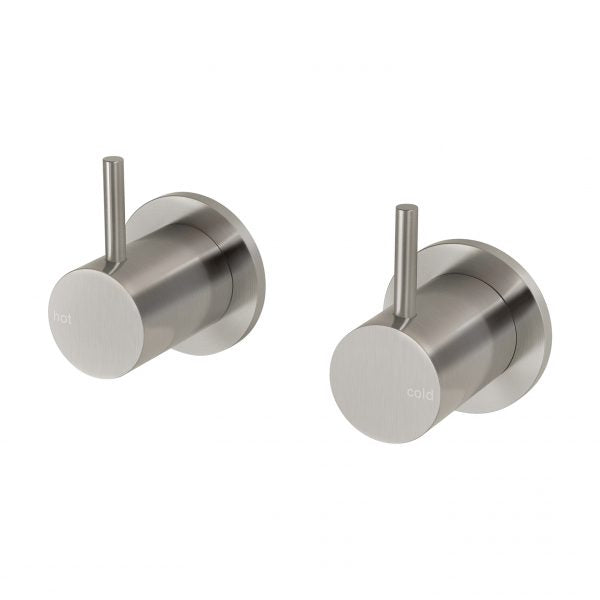 PHOENIX VIVID SLIMLINE LEAD FREE WALL TOP ASSEMBLIES EXTENDED SPINDLES BRUSHED NICKEL