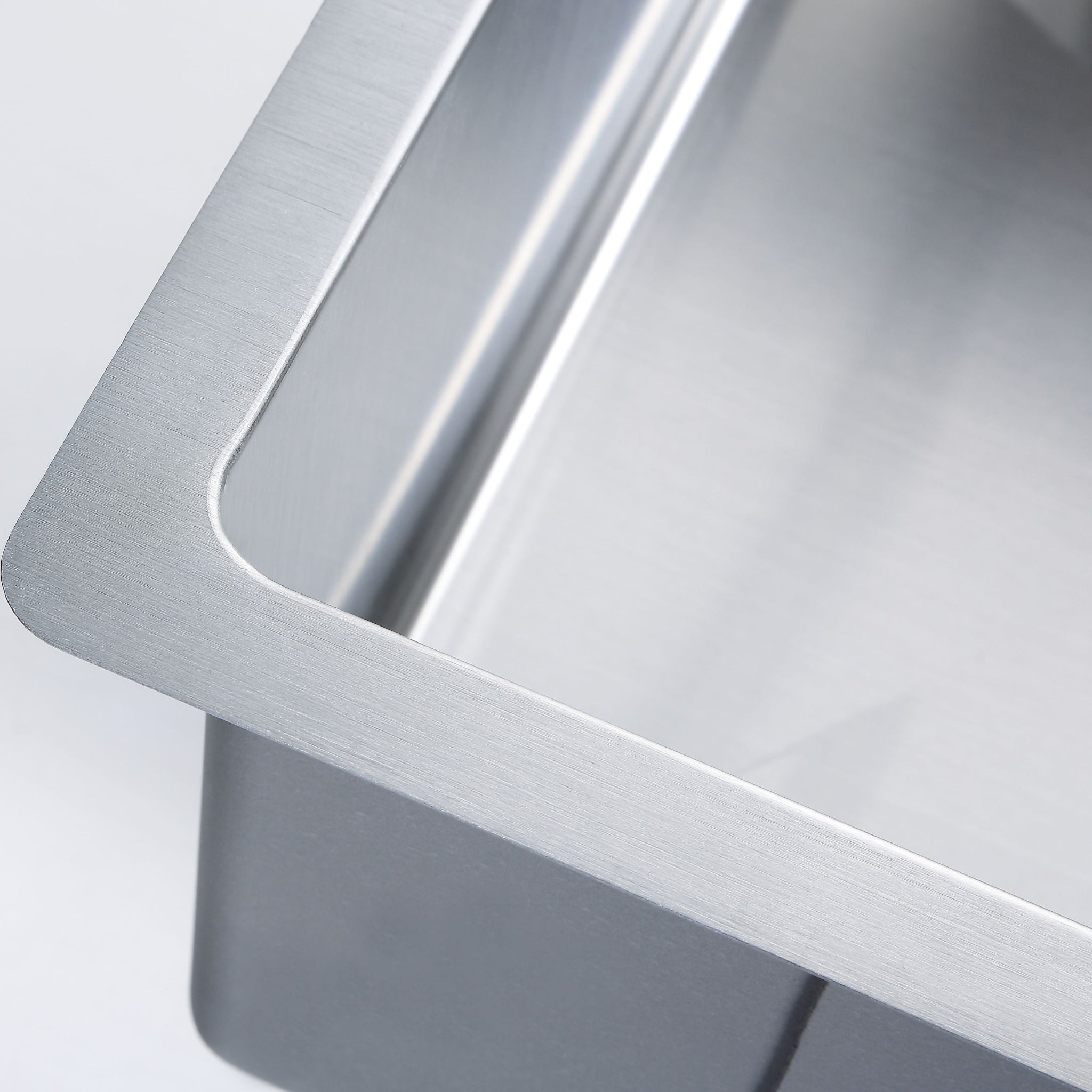 POSEIDON HANDMADE SINGLE BOWL UNDERMOUNT KITCHEN SINK STAINLESS STEEL 450MM