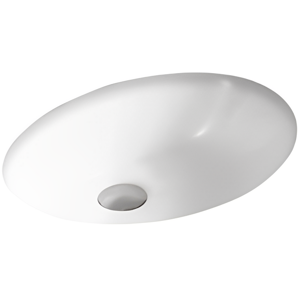 POSEIDON UNDER COUNTER BASIN GLOSS WHITE 460MM