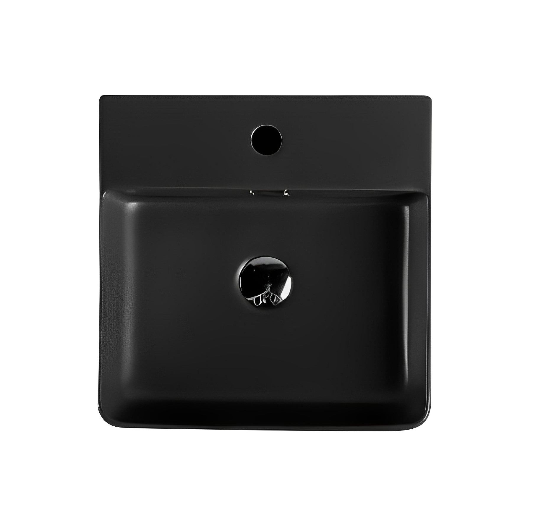 POSEIDON FINE CERAMIC BASIN MATTE BLACK 420MM