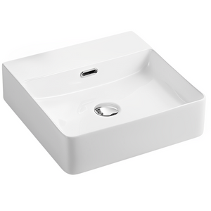 POSEIDON WALL HUNG / ABOVE COUNTER BASIN GLOSS WHITE 420MM