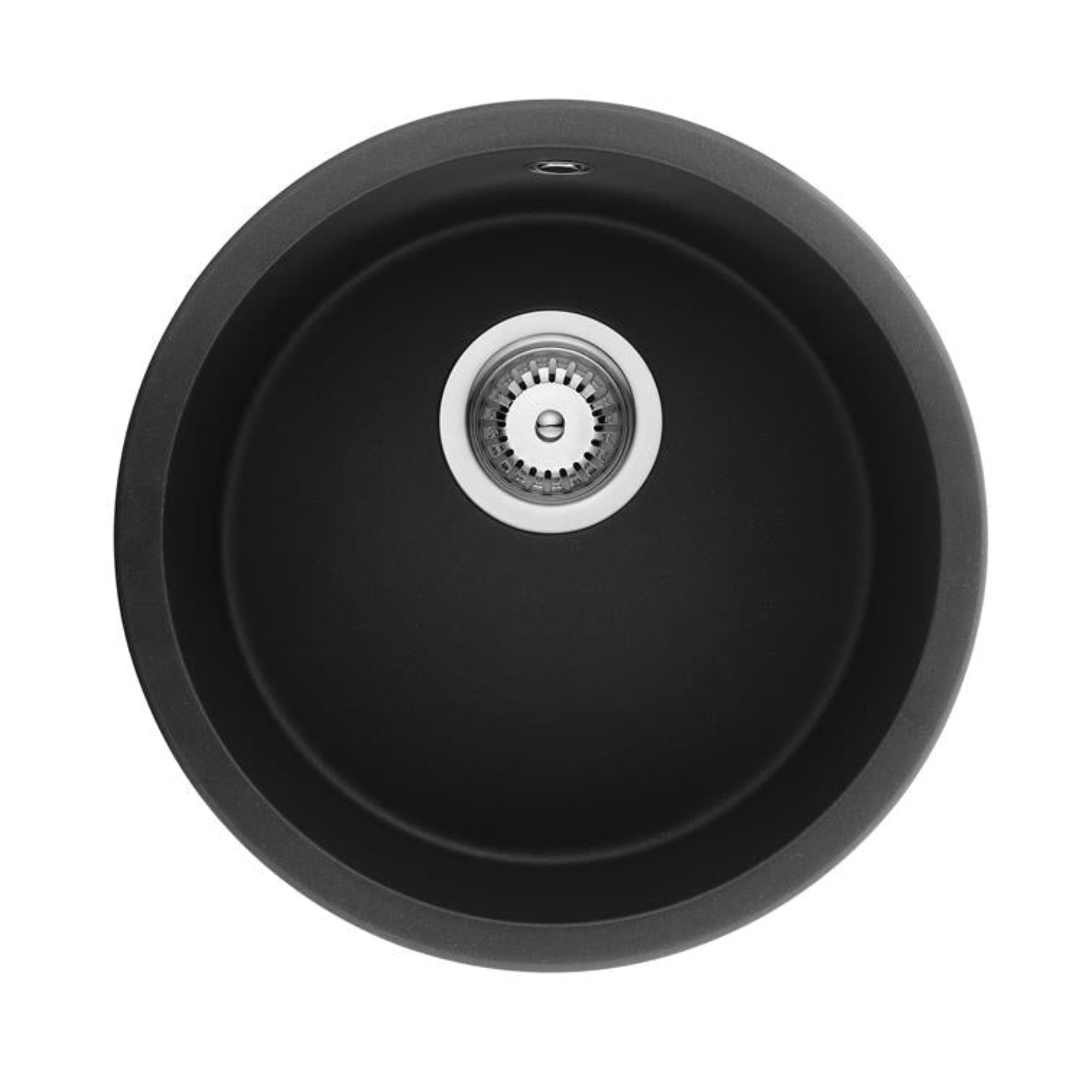 POSEIDON QUARTZ UNDERMOUNT KITCHEN SINK MATTE BLACK 466MM