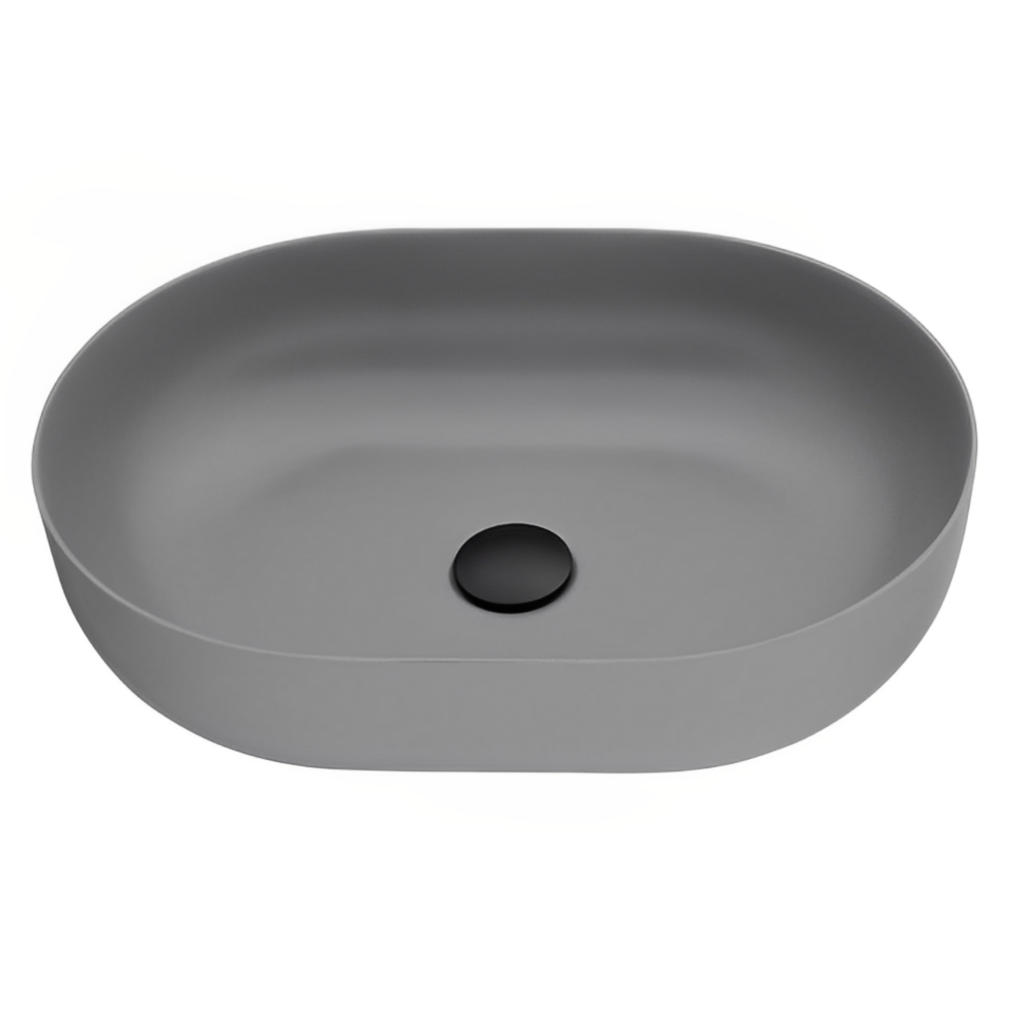 POSEIDON QUARTZ ART BASIN MATTE GREY 508MM