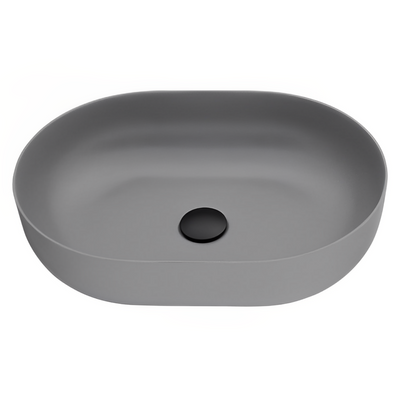 POSEIDON QUARTZ ART BASIN MATTE GREY 508MM