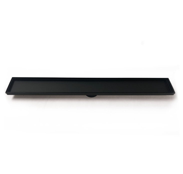 RADIANT HEATING FLOOR GRATES BLACK 800MM