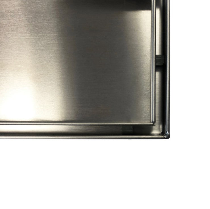 RADIANT HEATING TILE INSERT OUTLET STAINLESS STEEL 1200MM