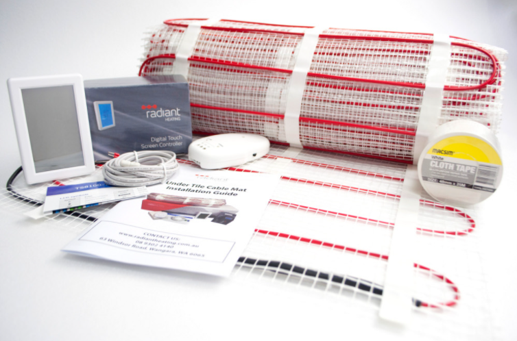 RADIANT HEATING UNDER TILE FLOOR HEATING KIT