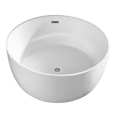 POSEIDON RONDA FREESTANDING BATHTUB GLOSS WHITE 1350MM