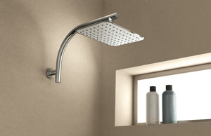 PHOENIX RUSH HIGH-RISE SHOWER ARM AND ROSE 250MM CHROME