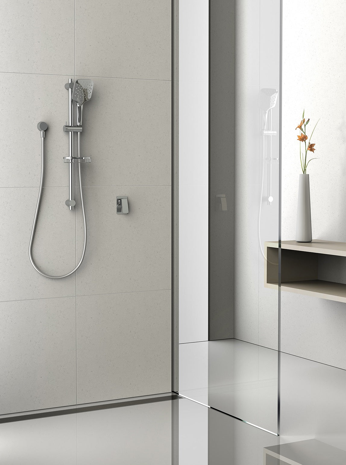 PHOENIX RUSH RAIL SHOWER CHROME