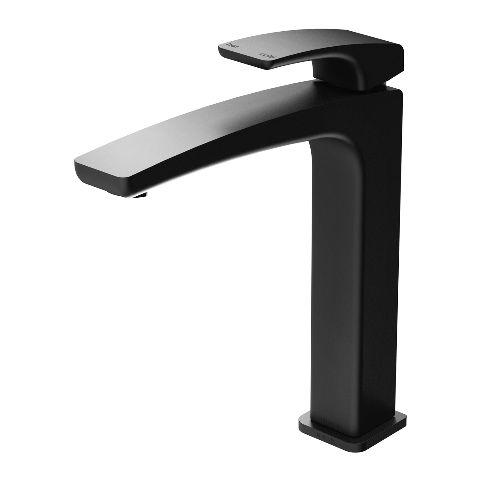 PHOENIX RUSH SINK MIXER 243MM MATTE BLACK