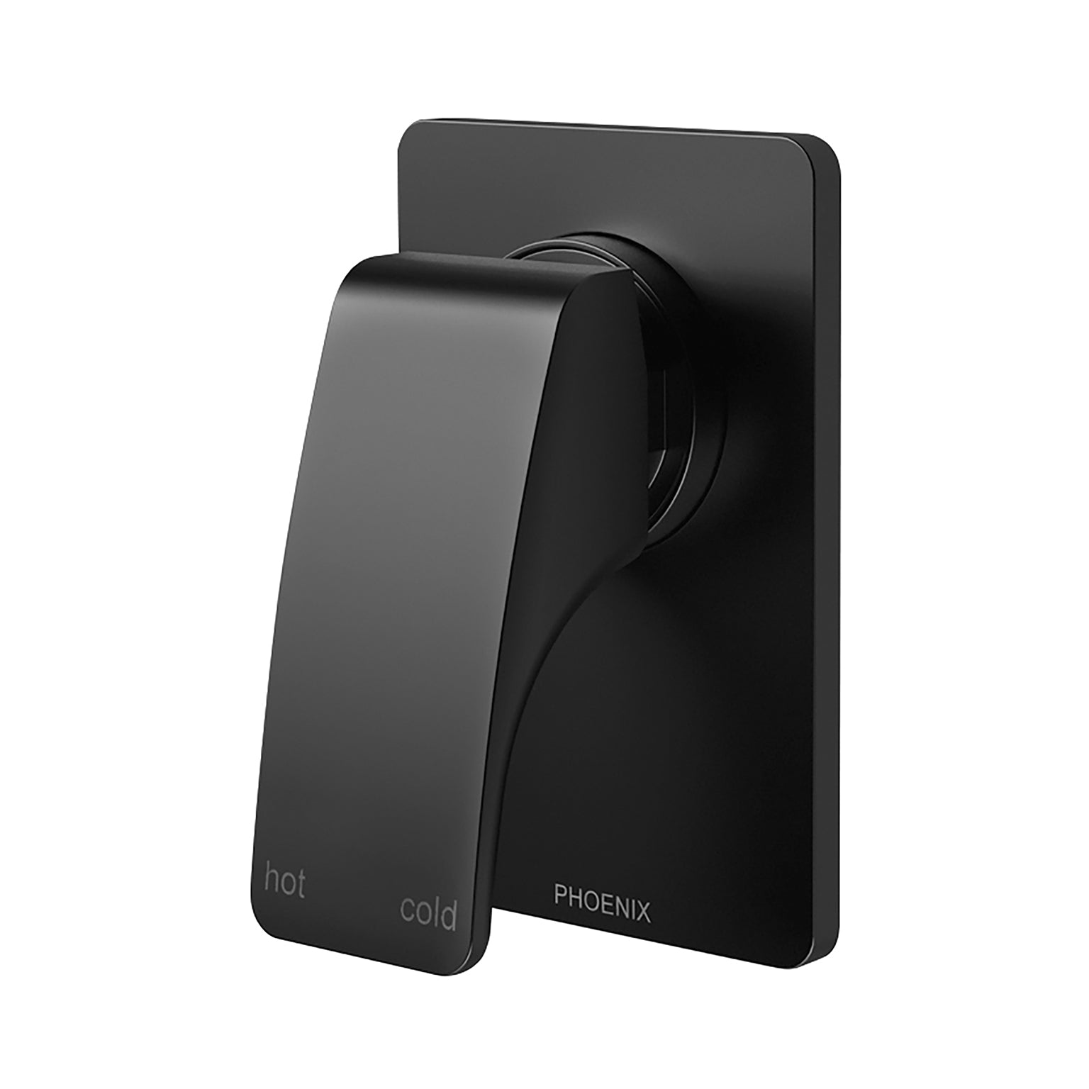 PHOENIX RUSH SHOWER / WALL MIXER MATTE BLACK