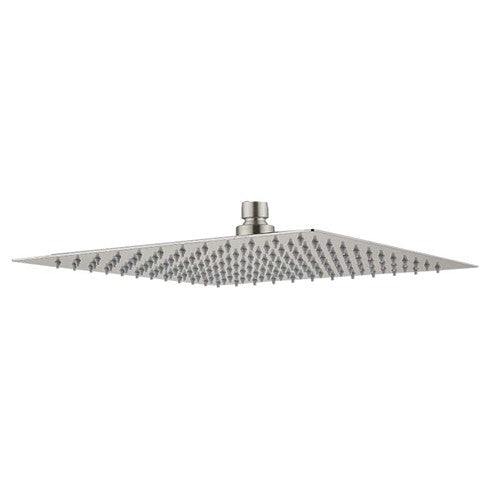 HELLYCAR STAINLESS STEEL SHOWER HEAD 300MM BRUSHED NICKEL