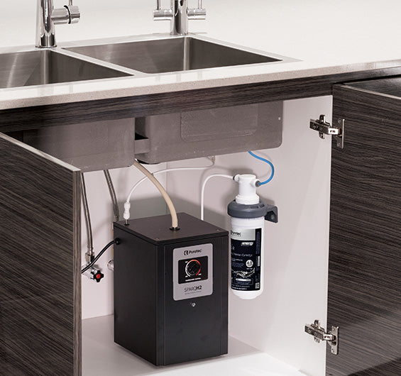 PURETEC FILTERED LEAD FREE HOT AND AMBIENT WATER ON TAP