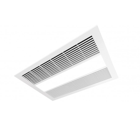 VENTAIR SAHARA HIGH PERFORMANCE 4 IN 1 BATHROOM UNIT WITH INTEGRATED FAN, HEAT, LED LIGHT AND EXHAUST FAN BLACK