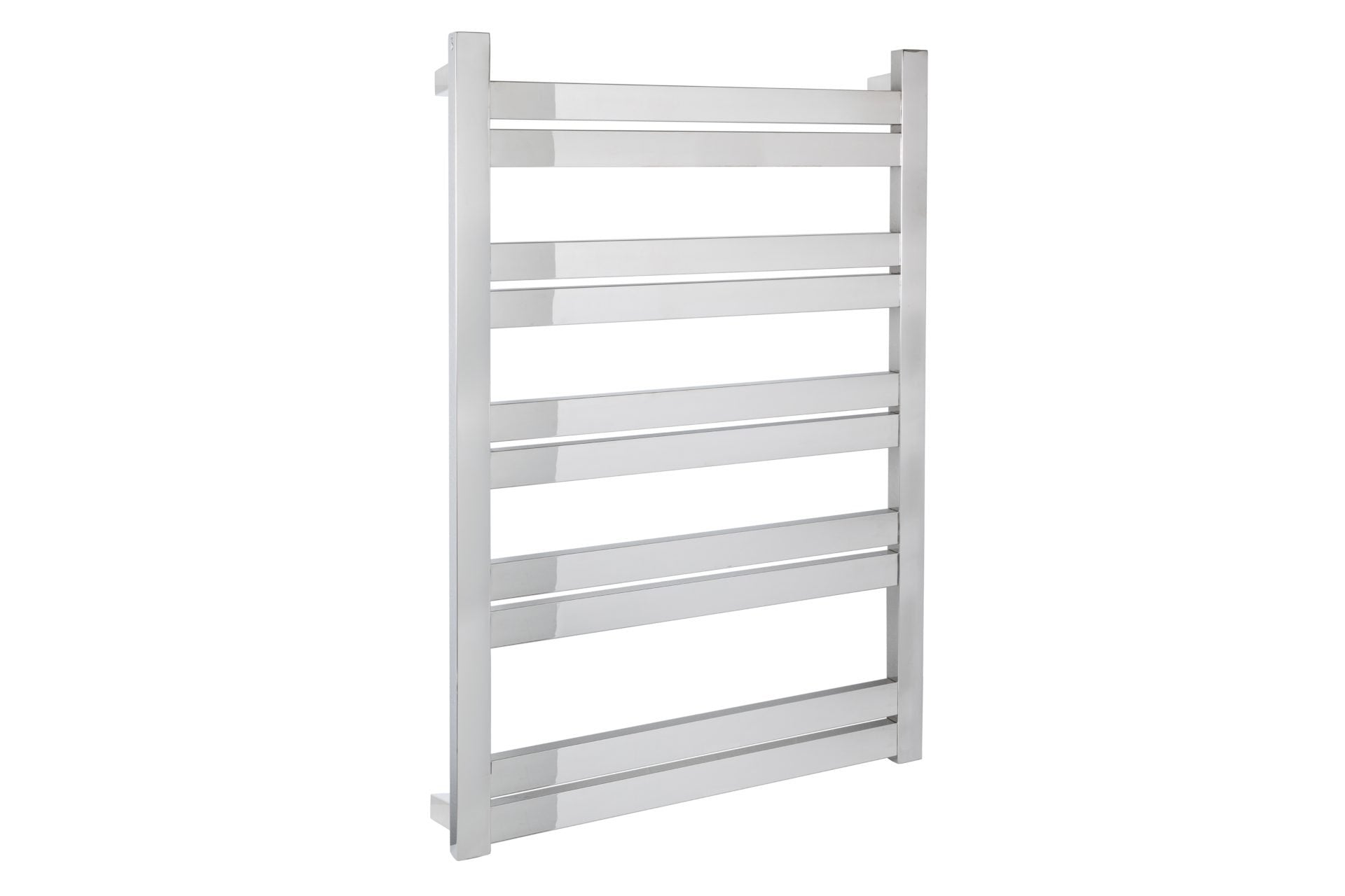 LINSOL SIIENA 10 BAR WIDE HEATED TOWEL RAIL CHROME 870MM