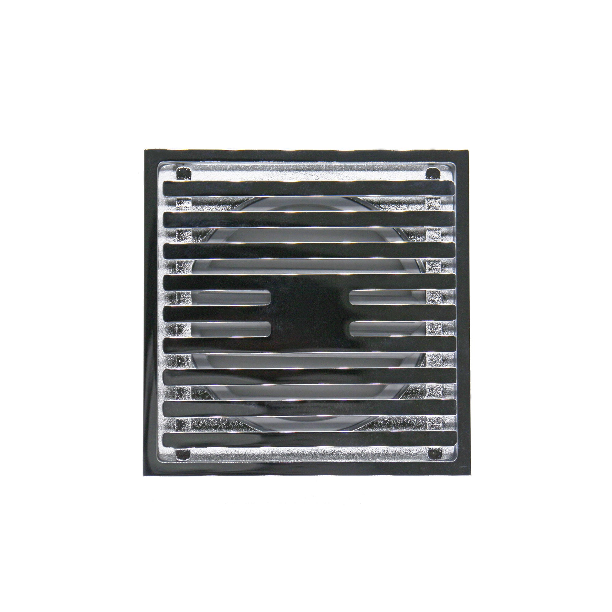 GRATES2GO SLIMLINE BRASS POINT DRAIN CHROME 100MM