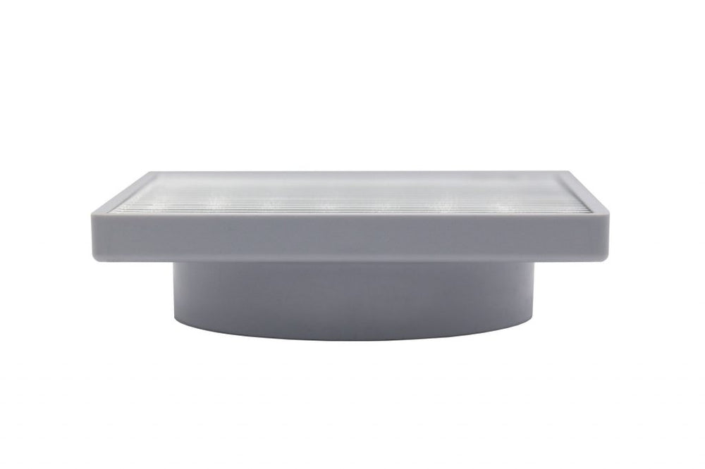GRATES2GO SLIMLINE UPVC WHITE POINT DRAIN WITH WEDGE WIRE GRATE WHITE 117MM
