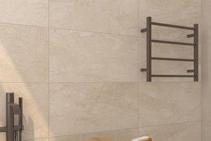 LINSOL SPIRIT 4 BAR HEATED TOWEL RAIL GUN METAL 450MM