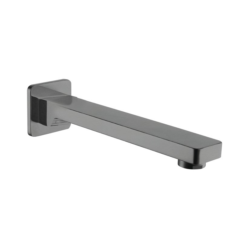 LINKWARE GABE BATH SPOUT 210MM BRUSHED NICKEL