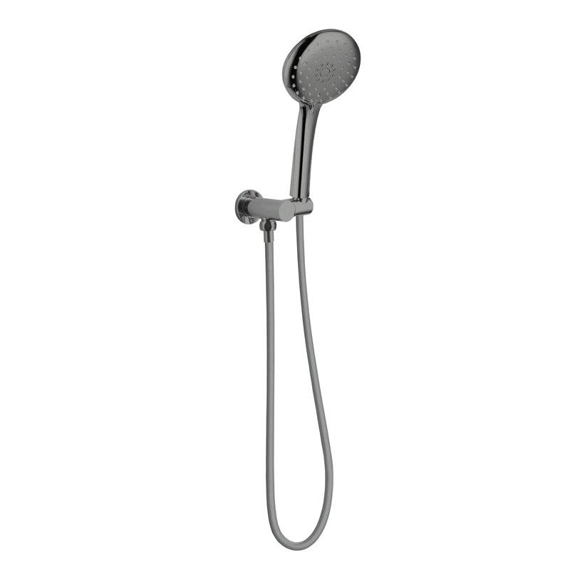 LINKWARE LOUI HAND SHOWER WITH WALL OUTLET BRUSHED NICKEL
