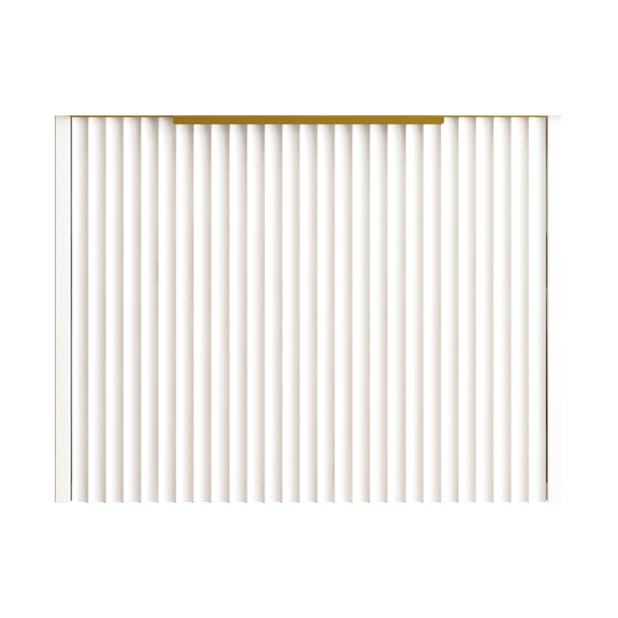 INFINITY THENA WHITE 600MM SINGLE BOWL WALL HUNG VANITY