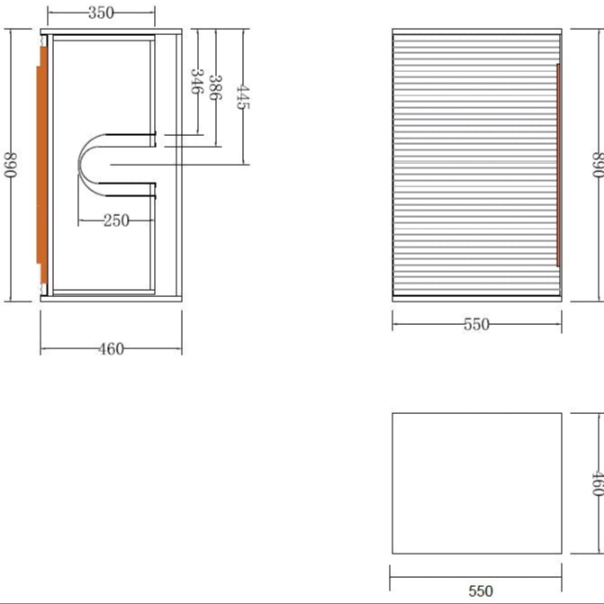 INFINITY THENA WHITE 900MM SINGLE BOWL WALL HUNG VANITY