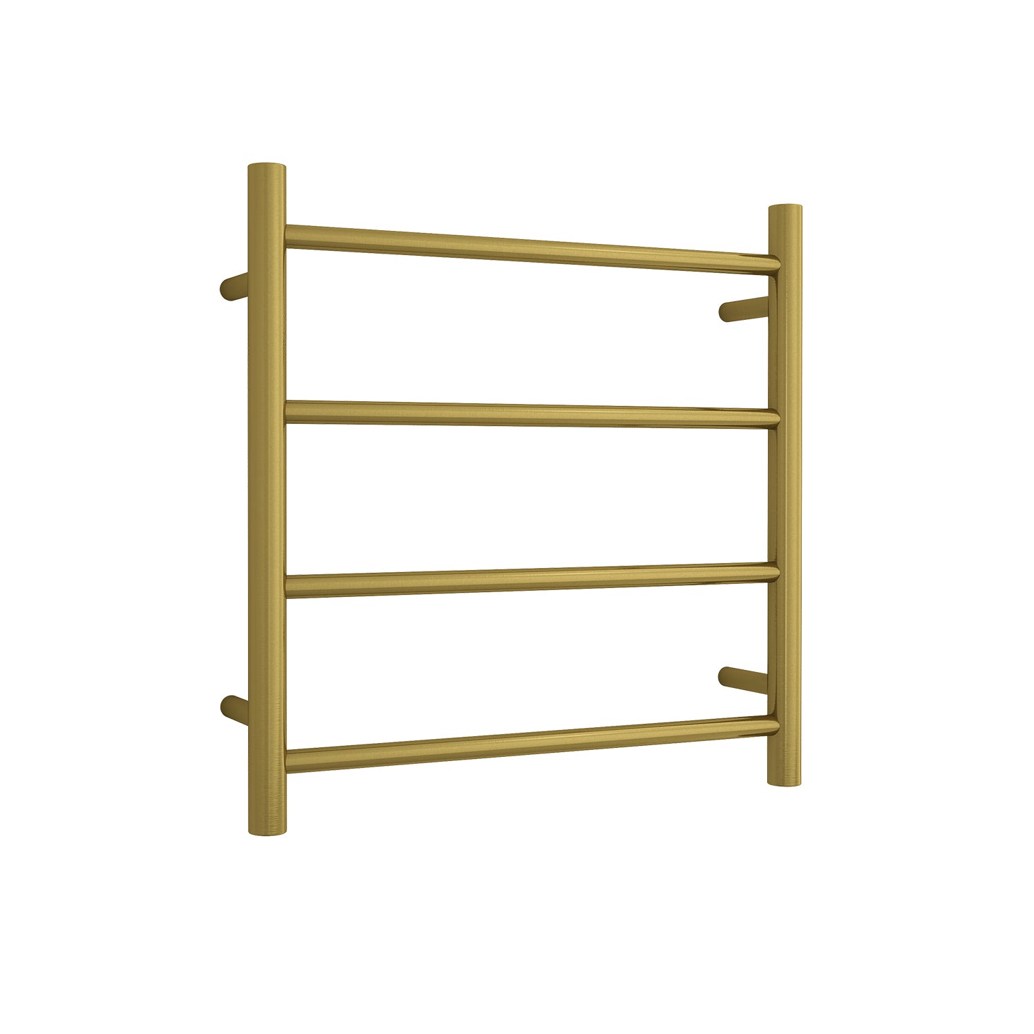 THERMOGROUP ROUND LADDER HEATED TOWEL RAIL BRUSHED GOLD 550MM