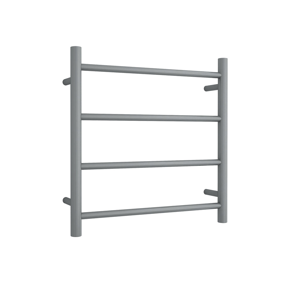 THERMOGROUP ROUND LADDER HEATED TOWEL RAIL GUN METAL 550MM