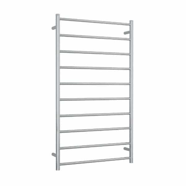 THERMOGROUP STRAIGHT ROUND LADDER HEATED TOWEL RAIL STAINLESS STEEL 1200MM