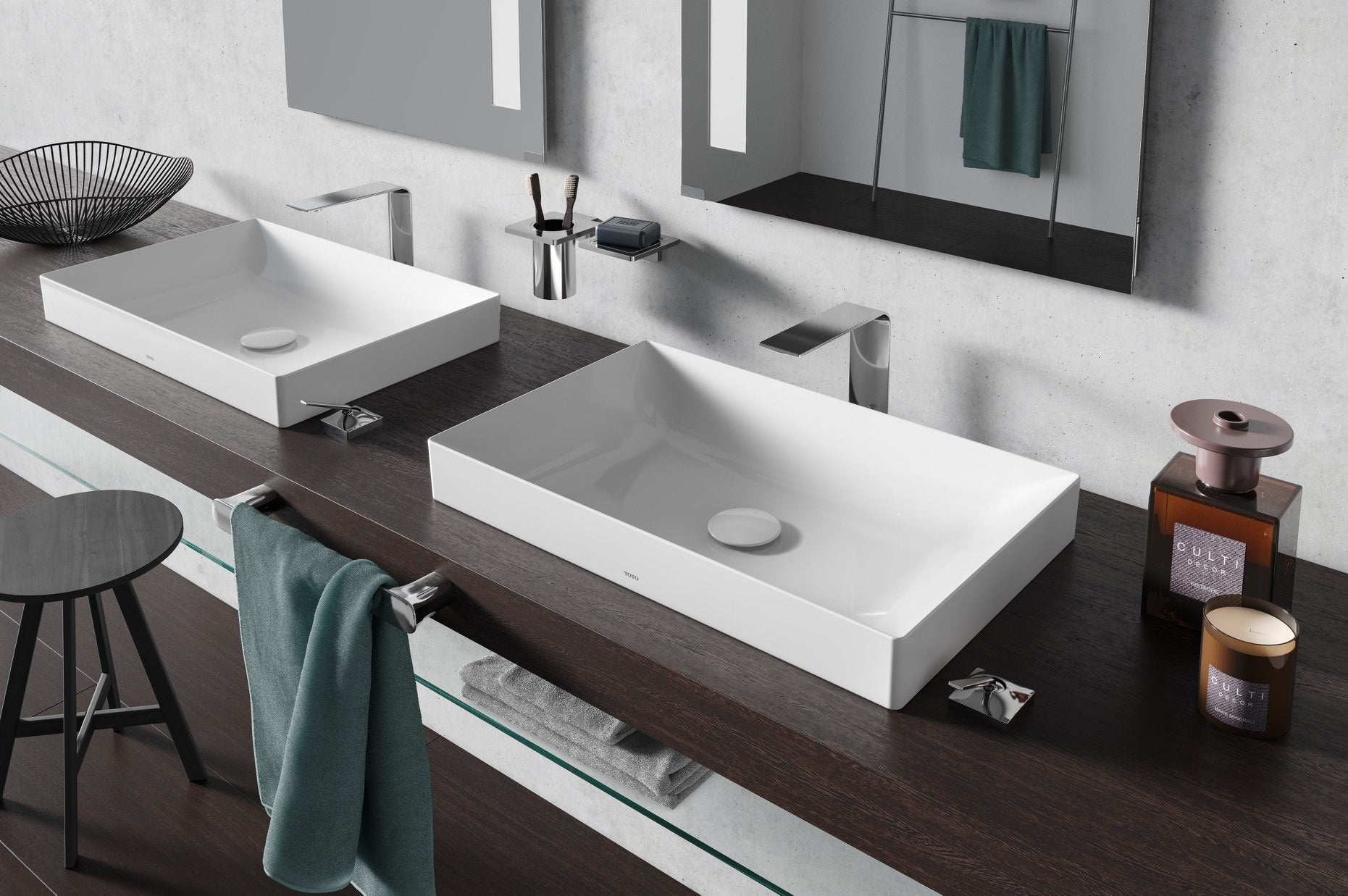 TOTO ZL TALL BASIN MIXER 224MM CHROME