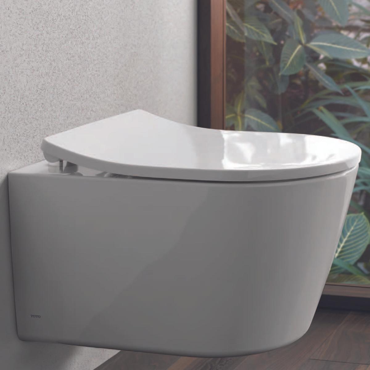 TOTO CONTEMPORARY I WALL HUNG TOILET (D-SHAPE) GLOSS WHITE