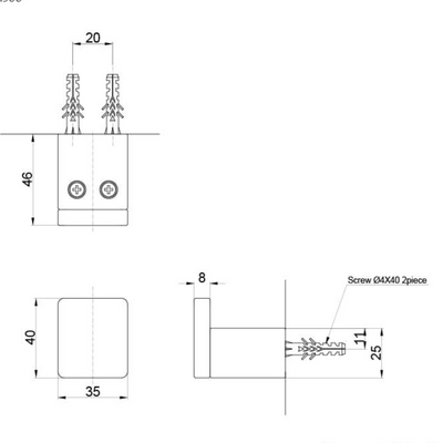 TOTO NEOREST ROBE HOOK