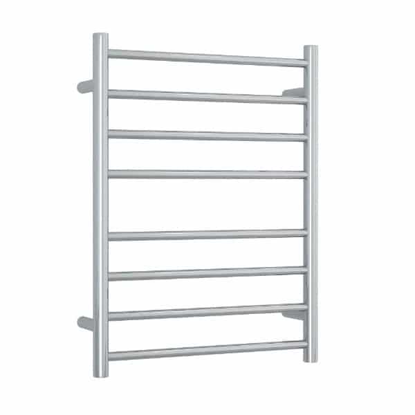 THERMOGROUP STRAIGHT ROUND LADDER HEATED TOWEL RAIL 700MM