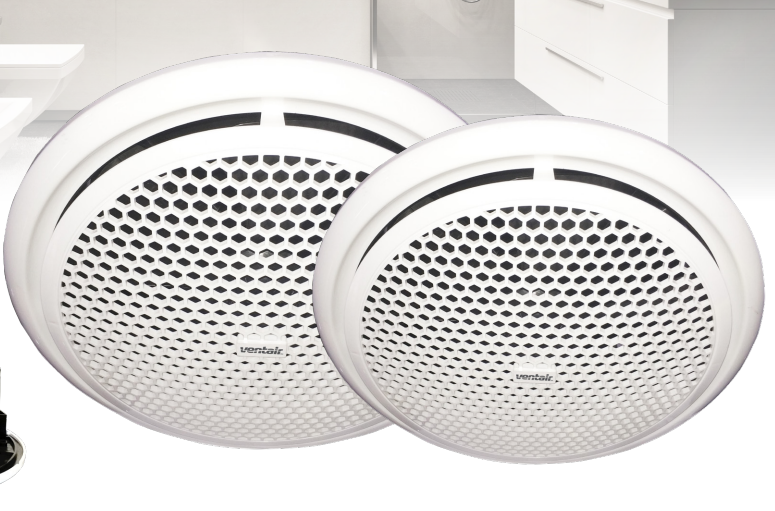 VENTAIR ULTRAFLO HIGH AIR EXTRACTION AXIAL EXHAUST FAN WHITE (AVAILABLE IN 200MM AND 250MM)
