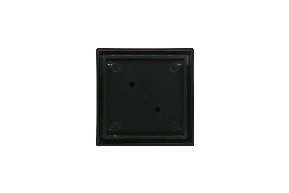 GRATES2GO BLACK UPVC TILE INSERT POINT DRAIN 117MM