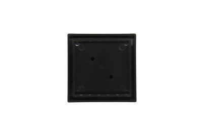 GRATES2GO BLACK UPVC TILE INSERT POINT DRAIN 117MM