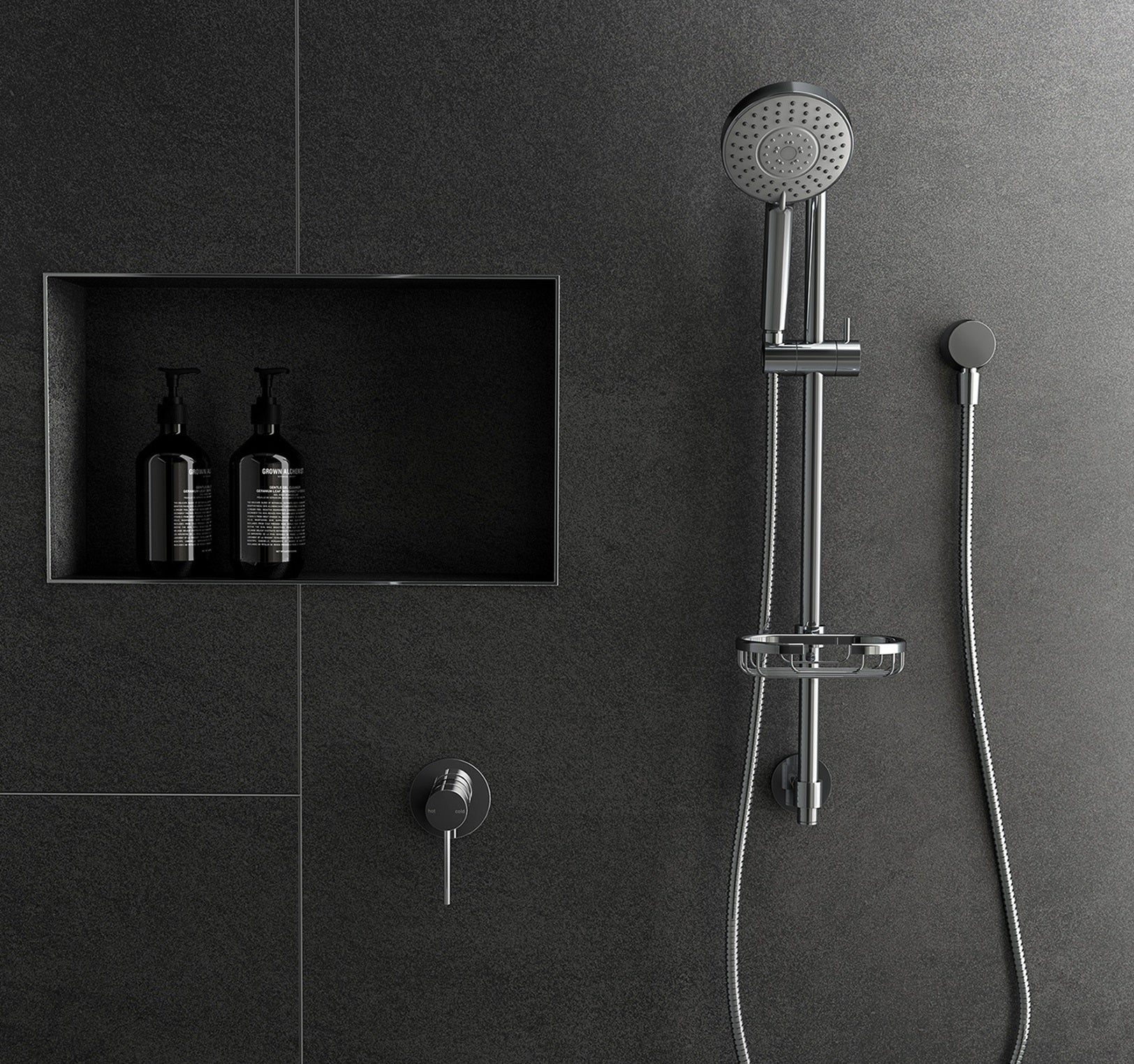 PHOENIX VIVID PREMIUM RAIL SHOWER CHROME