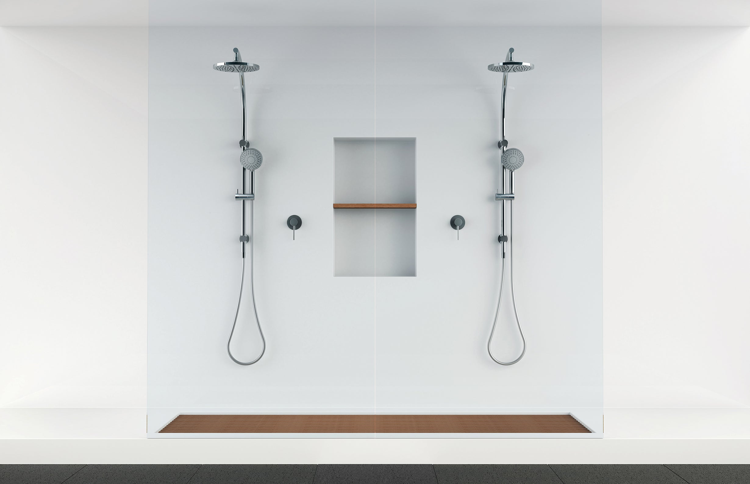 PHOENIX VIVID TWIN SHOWER CHROME