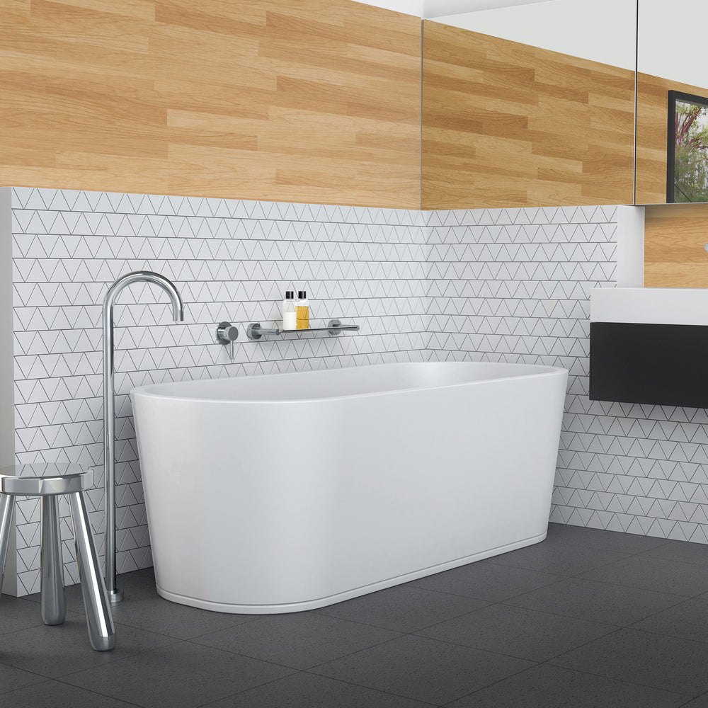 PHOENIX VIVID FLOOR MOUNTED BATH OUTLET 960MM CHROME