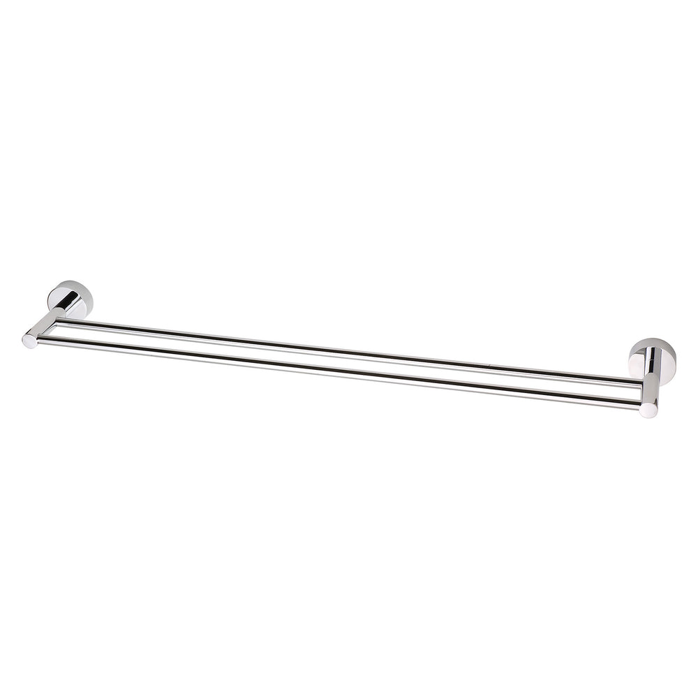 PHOENIX VIVID DOUBLE NON-HEATED TOWEL RAIL CHROME 760MM AND 900MM