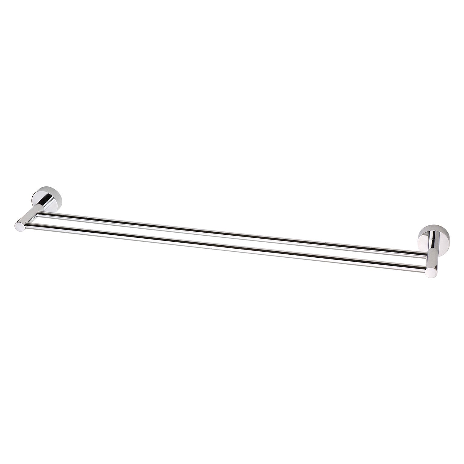 PHOENIX VIVID DOUBLE NON-HEATED TOWEL RAIL CHROME 760MM AND 900MM